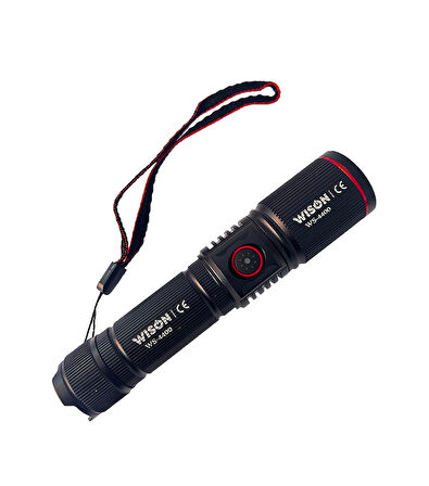 Wison WS-4400 Tüfek Bağlantılı Avcı Feneri 1500 Lümen Süper Parlak LED