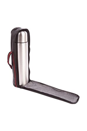 Paslanmaz Çelik Termos (750 ML) Deri Kılıflı ( Istenirse Isme Özel Baskı Yapılabilir)