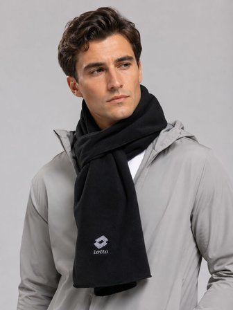 LOTTO Siyah Unisex Polar Atkı - K2830