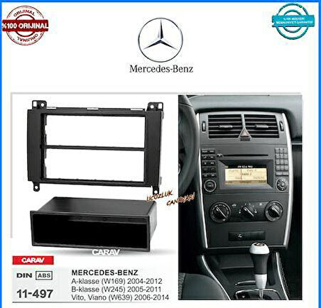Mercedes Crafter Sprınter 2006-2015 Double Teyp Çerçevesi