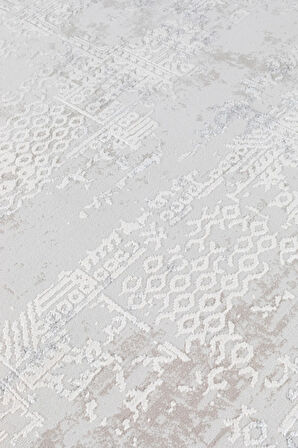 Bienal GJ  Saçaklı Modern Dokuma Halı,Yüksek Kalite Oturma Odası,Salon,Mutfak Halısı 8633A-Gri