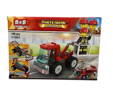 61  Parça İtfaiye Takımı Lego Seti  7592