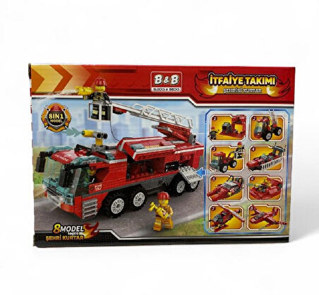 61  Parça İtfaiye Takımı Lego Seti  7592