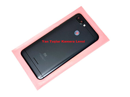 Tkgz Xiaomi Redmi 6 Kasa Arka Pil Batarya Kapağı SİYAH