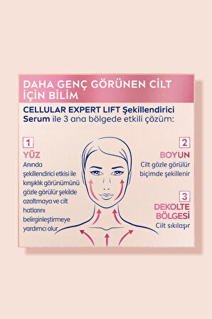 Cellular Expert Lift Şekillendirici Serum 30ml, Yüz, Boyun Ve Dekolte Bölgesi Yaşlanma KArşıtı