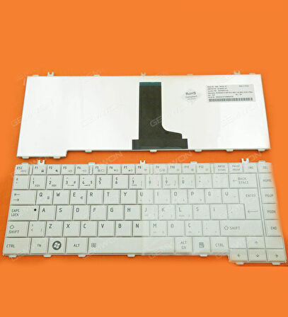 Toshiba 6037B0048218 Klavye Türkçe Beyaz
