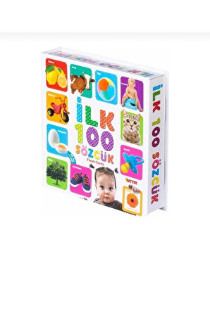 Ilk 100 Sözcük Konuşmaya Yardımcı Set, Zeka Geliştirme Oyunu, Kelimeleri Öğreniyorum Eğitici Zeka