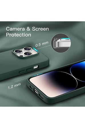 iPhone 14 Pro Max Silikon Şeffaf Air Hybrid Kılıf Crystal