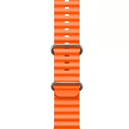 Apple Watch Ultra 49MM Uyumlu Ocean Kordon Silikon Kayış