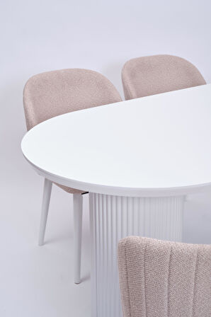 Bohem Boyalı HighGloss MDF Yemek Masası 90*170