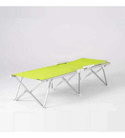 FOLDZEN Katlanabilir, Hafif, Dayanıklı, Çantalı ve Pratik Şezlong – Neon Yeşil