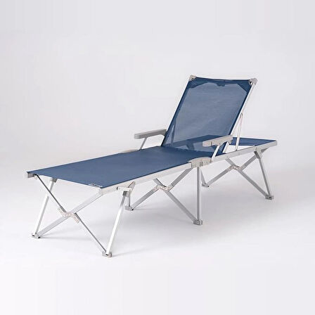 FOLDZEN Katlanabilir, Hafif, Dayanıklı, Çantalı ve Pratik Şezlong – Lacivert