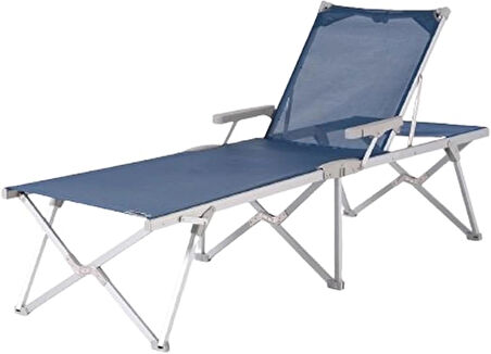 FOLDZEN Katlanabilir, Hafif, Dayanıklı, Çantalı ve Pratik Şezlong – Lacivert
