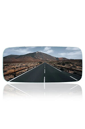 Şahin Geçme-1 Lastikli Universal İç Dikiz Aynası AZ BOMBELİ r1800 245x110 mm