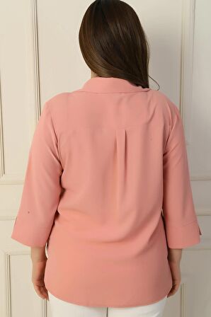 Polo Yaka Çeyrek Kol B.B. Bluz