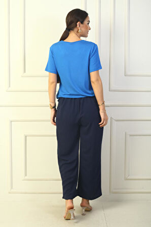 Beli Lastikli Cepli Palazzo Ayrobin Pantolon