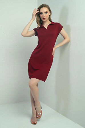 Kadın Polo Yaka Elbise