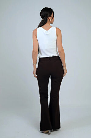 Kadın İspanyol Paça Pantolon