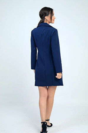 Kadın Fermuar Detaylı Kısa Elbise