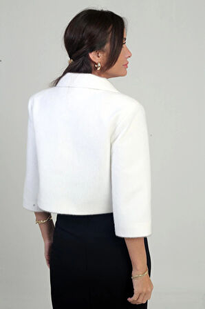 Kadın Bebe Yaka Astarlı Bolero