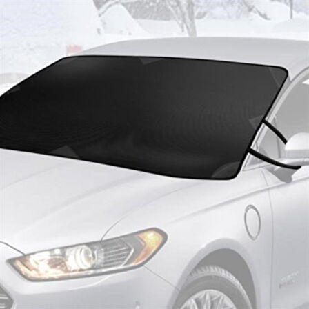 caselka® Büyük Boy Araçlar İçin Ön Cam Brandası SUV ve Doblo Araçlar İçin Kar Buz Güneş Brandası
