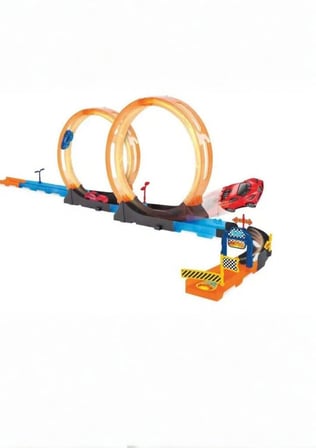 Oyuncak Araba Fırlatma Pisti 122 Cm Ve 2  Araba