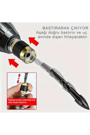 Manyetik Bits Uç Tutucu Matkap Ucu Hızlı Değiştirme Uzatma Aparatı