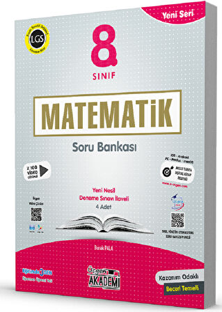 LGS 1.Dönem 10 Farklı Yayın 10 Deneme+ Matematik Soru Bankası Hediyeli