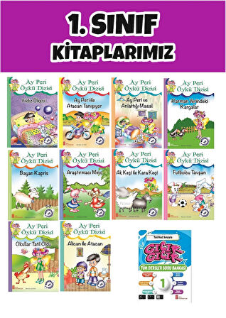 Ata 1.Sınıf 2.Dönem Yeni Nesil Sorularla Gıcır Gıcır Soru Bankası + 10 lu Okuma Hikaye Seti 2