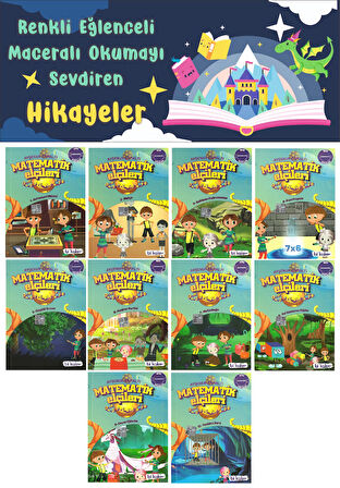 3.Sınıf Renkli Eğlenceli Maceralı Okumayı Sevdiren Hikaye Seti 9