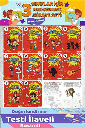 3.Sınıf 5N1K Mizah Hikayeleri 10 Kitap (48 sayfa)