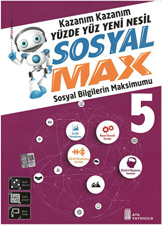 5.Sınıf Sempatik Sosyal Bilgiler Soru Bankası +36 Haftalık Kazanım Denemeleri (Hediyeli)