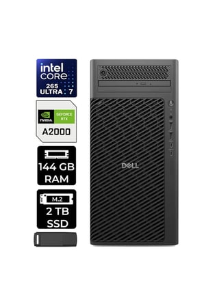 Pro Max T2 Core Ultra 7 265 RTX 2000 Ada 16GB 144GB RAM 2TB SSD Win11 Pro FCT22506P435 Masaüstü İş İstasyonu + PER4 USB Bellek