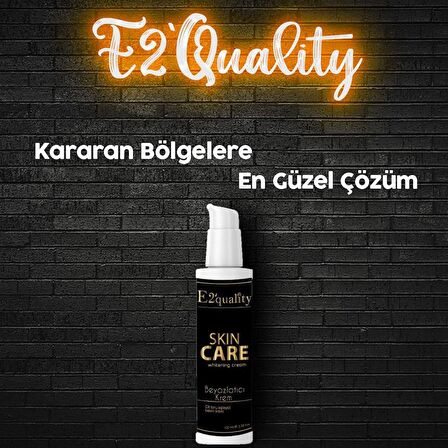 E2'quality Cilt Beyazlatıcı Krem Anında Etki 100 ml