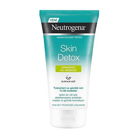 Neutrogena Skin Detox Arındırıcı Kil Maskesi 150 ml