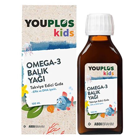 Youplus Kids Omega-3 Balık Yağı 100 ml