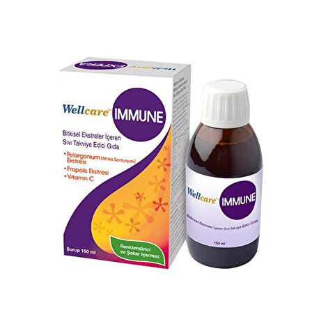 Wellcare Immune Sıvı 150 ml
