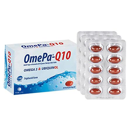 Omepa-Q10 Omega3 Ubiquinol 30 Kapsül