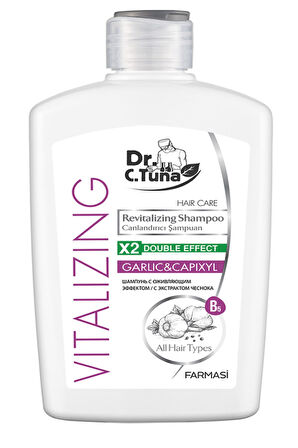 Farmasi DR. C. TUNA Vitalizing Tüm Saçlar için Canlandırıcı Sarımsaklı Şampuan 500 ml