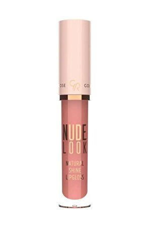 Golden Rose Doğal Işıltılı Dudak Parlatıcısı - Nude Look Natural Shine Lipgloss No:03 Coral Nude