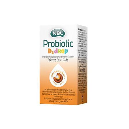 NBL Probiotic D3drop Takviye Edici Gıda 7.5 ml