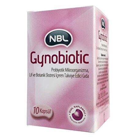 NBL Gynobiotic Takviye Edici Gıda 10 Kapsül