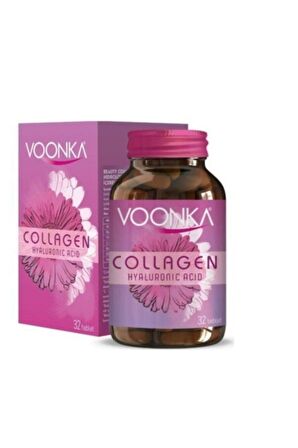 Voonka Collagen Hyaluronic Acid Kollajen 32 Tablet