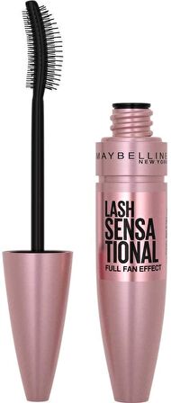 Lash Sensational Yelpaze Etkili Intense Black Maskara, Ekstra Siyah, 9.5 ml