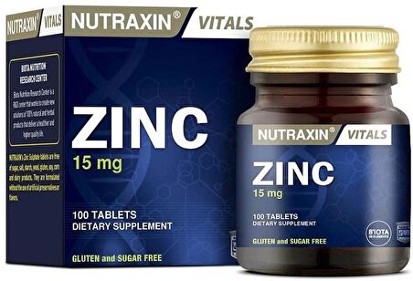 NUTRAXİN NUTRAXIN ZINC 15 MG 100 TABLET