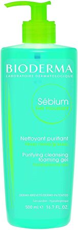 Bioderma Sébium Foaming Gel Karma, Yağlı ve Akne Eğilimli Ciltler İçin Temizleyici ve Arındırıcı Jel 500 ml