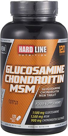 Hardline Glucosamine Chondroitine Msm 120 Tablet 40 Servis