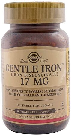 Solgar Gentle Iron 17 mg