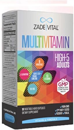 Zade Vital Multivitamin 30 Sert Kap 1 Paket