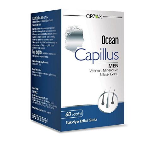 Orzax Ocean Capillus Men 60 Tablet